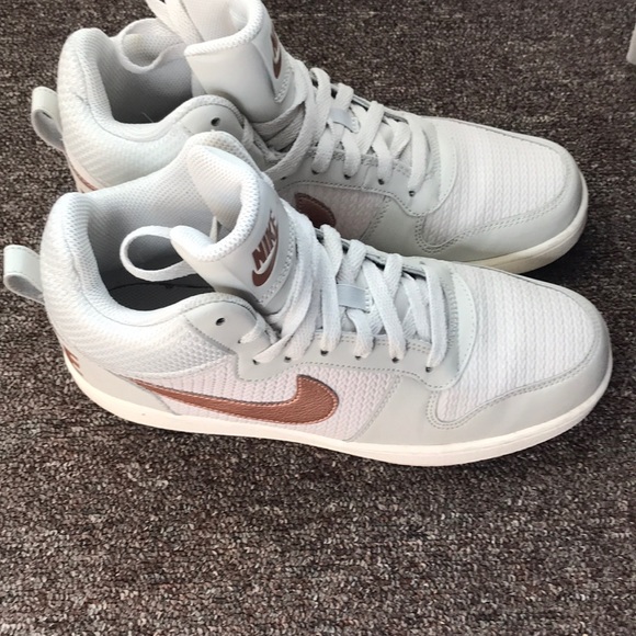 rose gold nike high tops